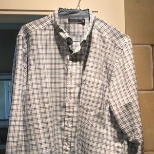 XL Nautica checked button down